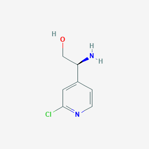 (S)-2-Amino-2-(2-chloropyridin-4-yl)ethan-1-ol