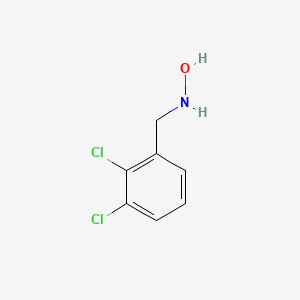 molecular formula C7H7Cl2NO B13613346 N-[(2,3-dichlorophenyl)methyl]hydroxylamine 