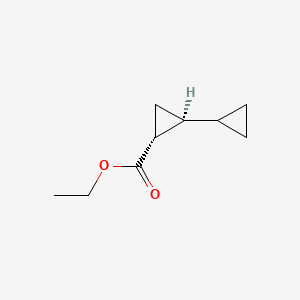 ethyl (1R,2S)-2-cyclopropylcyclopropane-1-carboxylate