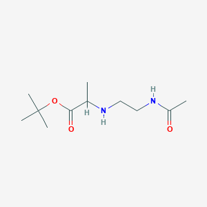 Tert-butyl (2-acetamidoethyl)alaninate