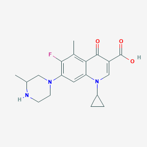 molecular formula C19H22FN3O3 B136134 Grepafloxacin CAS No. 146863-02-7