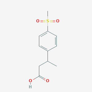 3-(4-(Methylsulfonyl)phenyl)butanoic acid