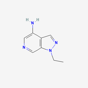 1-Ethyl-1h-pyrazolo[3,4-c]pyridin-4-amine