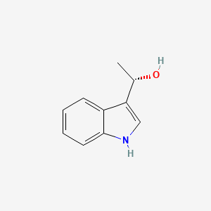 molecular formula C10H11NO B13613450 (S)-1-(1h-Indol-3-yl)ethan-1-ol 