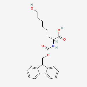 2-((((9H-Fluoren-9-yl)methoxy)carbonyl)amino)-8-hydroxyoctanoic acid