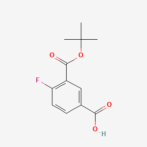 3-[(Tert-butoxy)carbonyl]-4-fluorobenzoic acid