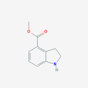 molecular formula C10H11NO2 B136135 Methyl indoline-4-carboxylate CAS No. 155135-61-8