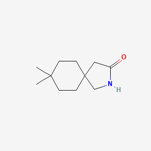 8,8-Dimethyl-2-azaspiro[4.5]decan-3-one