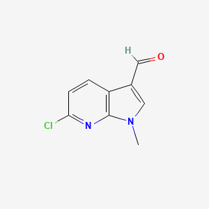 6-chloro-1-methyl-1H-pyrrolo[2,3-b]pyridine-3-carbaldehyde