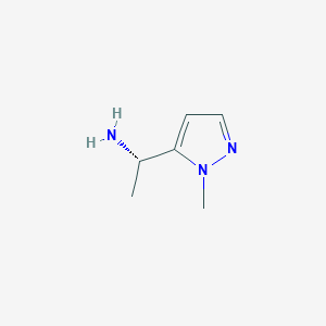 (S)-1-(1-Methyl-1H-pyrazol-5-yl)ethan-1-amine