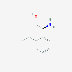 (2s)-2-Amino-2-[2-(propan-2-yl)phenyl]ethan-1-ol