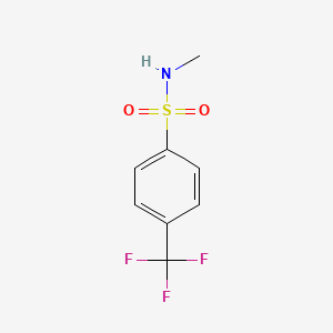 molecular formula C8H8F3NO2S B13613663 N-methyl-4-(trifluoromethyl)benzenesulfonamide 