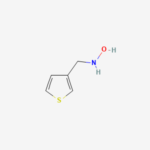 molecular formula C5H7NOS B13613664 N-Hydroxy-3-thiophenemethanamine CAS No. 148134-24-1