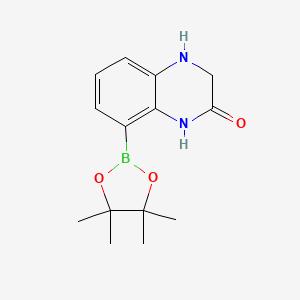 8-(4,4,5,5-Tetramethyl-1,3,2-dioxaborolan-2-yl)-3,4-dihydroquinoxalin-2(1H)-one