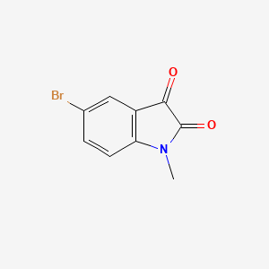 molecular formula C9H6BrNO2 B1361368 5-Bromo-1-methylindoline-2,3-dione CAS No. 2058-72-2