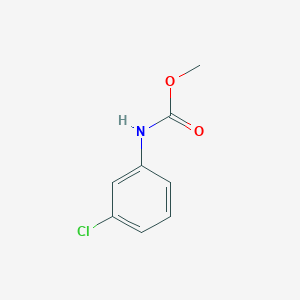 molecular formula C8H8ClNO2 B1361370 Methyl N-(3-chlorophenyl)carbamate CAS No. 2150-88-1