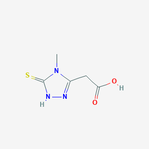 2-(4-methyl-5-sulfanyl-4H-1,2,4-triazol-3-yl)aceticacid