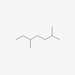 molecular formula C9H20 B1361372 2,5-Dimethylheptane CAS No. 2216-30-0