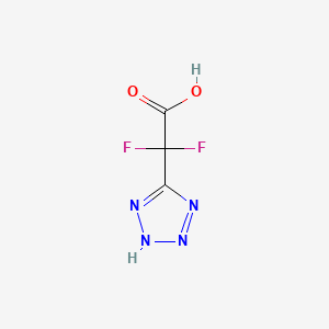 2,2-difluoro-2-(1H-1,2,3,4-tetrazol-5-yl)acetic acid