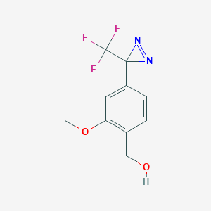 [2-Methoxy-4-[3-(trifluoromethyl)diazirin-3-yl]phenyl]methanol