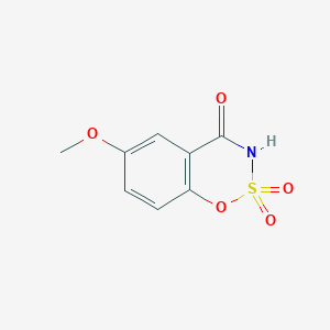 6-Methoxy-3,4-dihydro-1,2lambda6,3-benzoxathiazine-2,2,4-trione