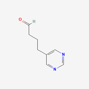 4-(Pyrimidin-5-YL)butanal