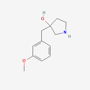 3-(3-Methoxybenzyl)pyrrolidin-3-ol