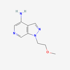 1-(2-Methoxyethyl)-1h-pyrazolo[3,4-c]pyridin-4-amine