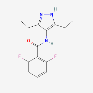 N-(3,5-diethyl-1H-pyrazol-4-yl)-2,6-difluorobenzamide