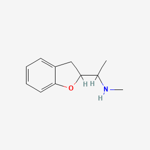 [1-(2,3-Dihydro-1-benzofuran-2-yl)ethyl](methyl)amine