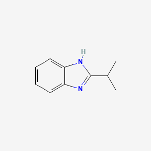 molecular formula C10H12N2 B1361389 2-isopropyl-1H-benzo[d]imidazole CAS No. 5851-43-4