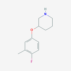 3-(4-Fluoro-3-methylphenoxy)piperidine