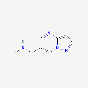 n-Methyl-1-(pyrazolo[1,5-a]pyrimidin-6-yl)methanamine