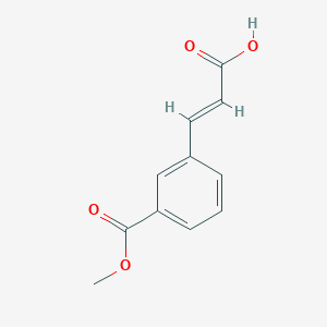 (E)-3-(3-(Methoxycarbonyl)phenyl)acrylic acid