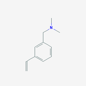 molecular formula C11H15N B13613939 N,N-Dimethyl(vinylbenzyl)amine 