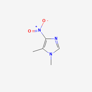 molecular formula C5H7N3O2 B1361398 1,5-Dimethyl-4-nitroimidazole CAS No. 7464-68-8