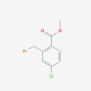 molecular formula C9H8BrClO2 B136140 2-(溴甲基)-4-氯苯甲酸甲酯 CAS No. 145908-29-8