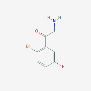 2-Amino-1-(2-bromo-5-fluorophenyl)ethan-1-one