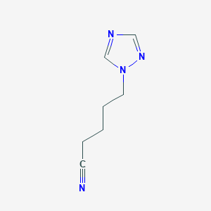 5-(1h-1,2,4-Triazol-1-yl)pentanenitrile