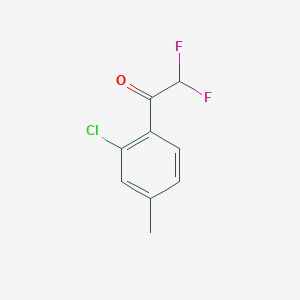 1-(2-Chloro-4-methylphenyl)-2,2-difluoroethanone