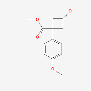 Methyl 1-(4-methoxyphenyl)-3-oxocyclobutanecarboxylate