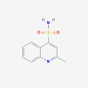 molecular formula C10H10N2O2S B13614163 2-Methylquinoline-4-sulfonamide 