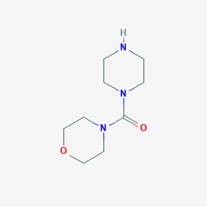 molecular formula C9H17N3O2 B1361417 吗啉-4-基-哌嗪-1-基-甲酮 CAS No. 98834-08-3
