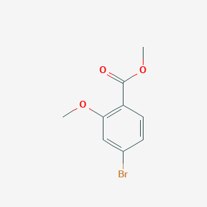B136142 Methyl 4-bromo-2-methoxybenzoate CAS No. 139102-34-4