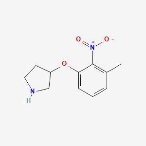 3-(3-Methyl-2-nitrophenoxy)pyrrolidine