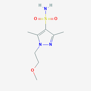 1-(2-methoxyethyl)-3,5-dimethyl-1H-pyrazole-4-sulfonamide