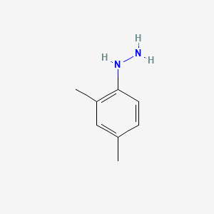 molecular formula C8H12N2 B1361424 (2,4-Dimethylphenyl)hydrazine CAS No. 615-00-9