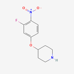 4-(3-Fluoro-4-nitrophenoxy)piperidine