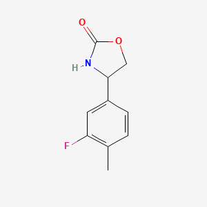 4-(3-Fluoro-4-methylphenyl)oxazolidin-2-one