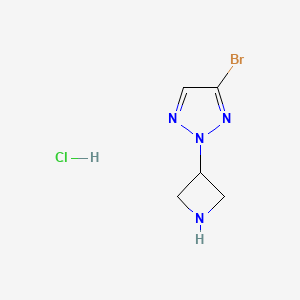 2-(azetidin-3-yl)-4-bromo-2H-1,2,3-triazolehydrochloride